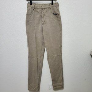 Vintage Roughrider by Circle T Bareback jeans tan cotton